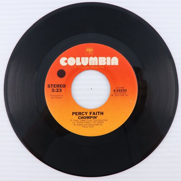 Percy Faith – Summer Place '76 / Chompin' - 1975 45 rpm 7" Vinyl Record 3-10233 - Picture 4 of 15